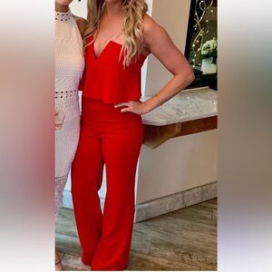 Lulus Red Women's Jumpsuit